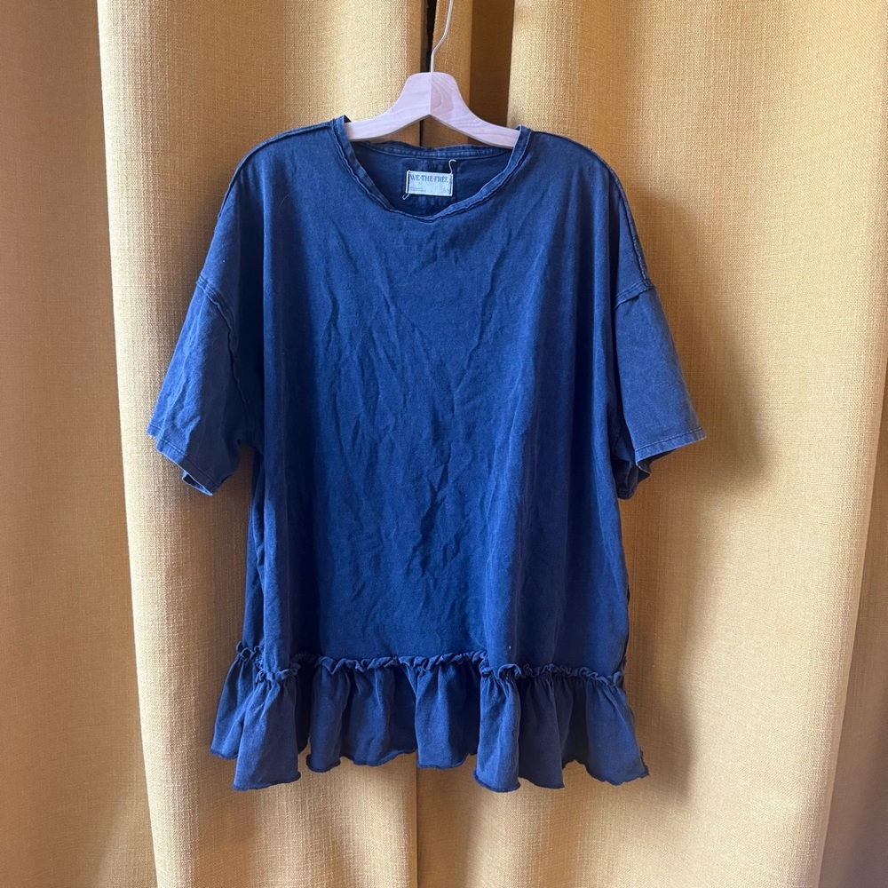 Free People We The Free Black Tunic